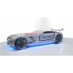 Cama Carro Mercedes criança Branco com Luz, Som e comando