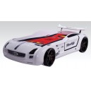 Cama Carro Mercedes crian&ccedil;a Branco com Luz, Som e comando