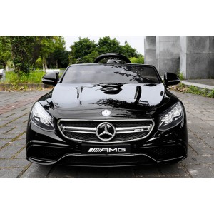 Carro, Carrinho Electrico Mercedes S63 AMG Preto com Comando