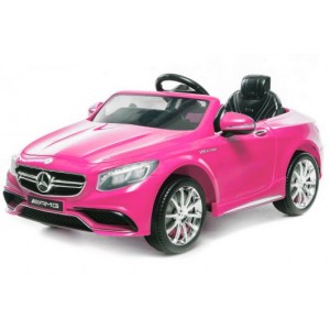 Carro, Carrinho Electrico Mercedes S63 AMG Rosa com Comando