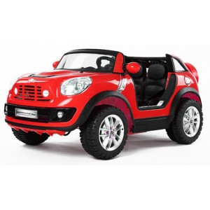 Carro, Carrinho Electrico Mini CountryMan vermelho com Comando