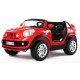 Carro, Carrinho Electrico Mini CountryMan vermelho com Comando