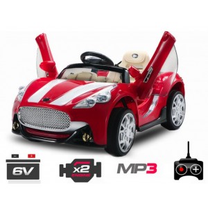 Carro Electrico Crian&ccedil;a tipo Maserati Vermelho com Comando