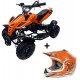 Mini Moto 4, Pocket Quad, Minimota, ATV, Laranja LC 49cc para criança 