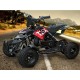 Moto 4, Quad, ATV, Preta, 49cc para criança