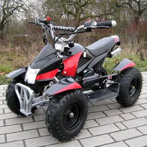 Mini Moto 4, Pocket Quad, Minimota, ATV, 6" Preto/Vermelho 49CC Crian&ccedil;a com igni&ccedil;&atilde;o electrica II