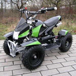 Mini Moto 4, Pocket Quad, Minimota, ATV, 6" Preto/Verde 49CC Crian&ccedil;a com igni&ccedil;&atilde;o electrica II