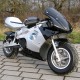 Mini Moto 49cc NSR Preta e Cinza