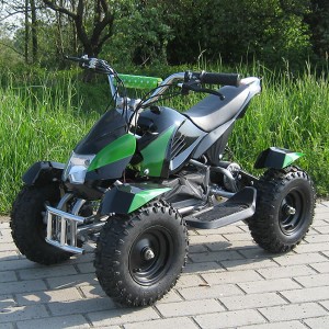 Mini Moto 4, Pocket Quad, Minimota, ATV, V2 Preto/Verde, Electrico 500w Crian&ccedil;a