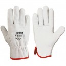 Luvas em Pele na Palma e Crute no Dorso