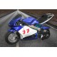 Mini Mota, Minimoto, Pocket Bike, Eletrica 350W Azul e branca