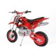 Mini Mota Cross, Minimoto, Dirt Bike, 49cc Preta/Vermelha