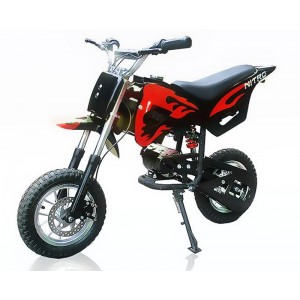 Mini Mota Cross, Minimoto, Dirt Bike, Eletrica 350W Preta/Vermelho