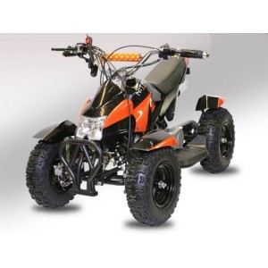 Mini Moto 4, Pocket Quad, Minimota, ATV, 6" Preto/Laranja 49CC Crian&ccedil;a com igni&ccedil;&atilde;o electrica II