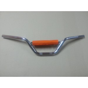 Guiador mini mota, mini moto Cromado com prote&ccedil;&atilde;o da transversal