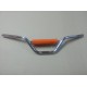 Guiador mini mota, mini moto Cromado com proteção da transversal
