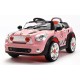 Carrinho Eletrico Mini Cooper 30W com Comando Rosa