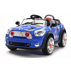 Carrinho Eletrico Mini Cooper 25W com Comando Azul