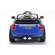 Carrinho Eletrico Mini Cooper 30W com Comando Azul