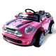 Carrinho Eletrico Mini Cooper V2 30W com Comando Rosa