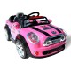 Carrinho Eletrico Mini Cooper V2 30W com Comando Rosa