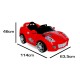 Carrinho Eletrico Ferrari V2 30W com Comando Vermelho