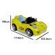 Carrinho Eletrico Ferrari V2 30W com Comando Amarelo
