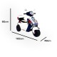 Scooter Branco/Azul Electrica Nova