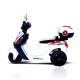 Scooter Branco/Azul Electrica Nova