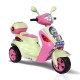 Scooter Branco/Rosa Electrica Nova
