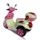 Scooter Branco/Rosa Electrica Nova