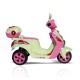 Scooter Branco/Rosa Electrica Nova