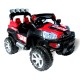 Carrinho Eletrico Jeep Preto/Vermelho 2x25w