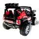 Carrinho Eletrico Jeep Preto/Vermelho 2x25w
