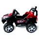 Carrinho Eletrico Jeep Preto/Vermelho 2x25w