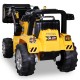 Carrinho Eletrico Trator com Pá, estilo Retroescavadora 2x25w