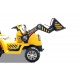 Carrinho Eletrico Trator com Pá, estilo Retroescavadora 2x25w