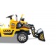 Carrinho Eletrico Trator com Pá, estilo Retroescavadora 2x25w
