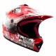 Capacete Cross Criança Arrow Vermelho
