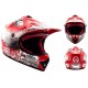 Capacete Cross Criança Arrow Vermelho