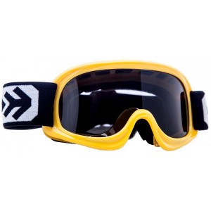 &Oacute;culos de protec&ccedil;&atilde;o MotoCross Crian&ccedil;a Amarelos com lente escurecida