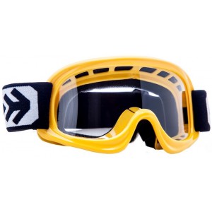&Oacute;culos de protec&ccedil;&atilde;o MotoCross Crian&ccedil;a Amarelos com lente clara