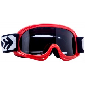 &Oacute;culos de protec&ccedil;&atilde;o MotoCross Crian&ccedil;a Vermelho com lente escurecida