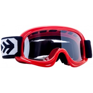 &Oacute;culos de protec&ccedil;&atilde;o MotoCross Crian&ccedil;a Vermelho com lente reflex