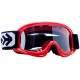 Óculos de protecção MotoCross Criança Vermelha com lente reflex