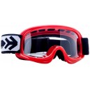 &Oacute;culos de protec&ccedil;&atilde;o MotoCross Crian&ccedil;a Vermelho com lente clara