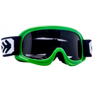 &Oacute;culos de protec&ccedil;&atilde;o MotoCross Crian&ccedil;a Verde com lente escurecida