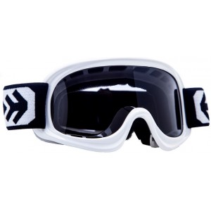 &Oacute;culos de protec&ccedil;&atilde;o MotoCross Crian&ccedil;a Branco com lente escurecida