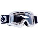 &Oacute;culos de protec&ccedil;&atilde;o MotoCross Crian&ccedil;a Branco com lente reflex