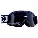 &Oacute;culos de protec&ccedil;&atilde;o MotoCross Crian&ccedil;a Preto Brilhante com lente escurecida